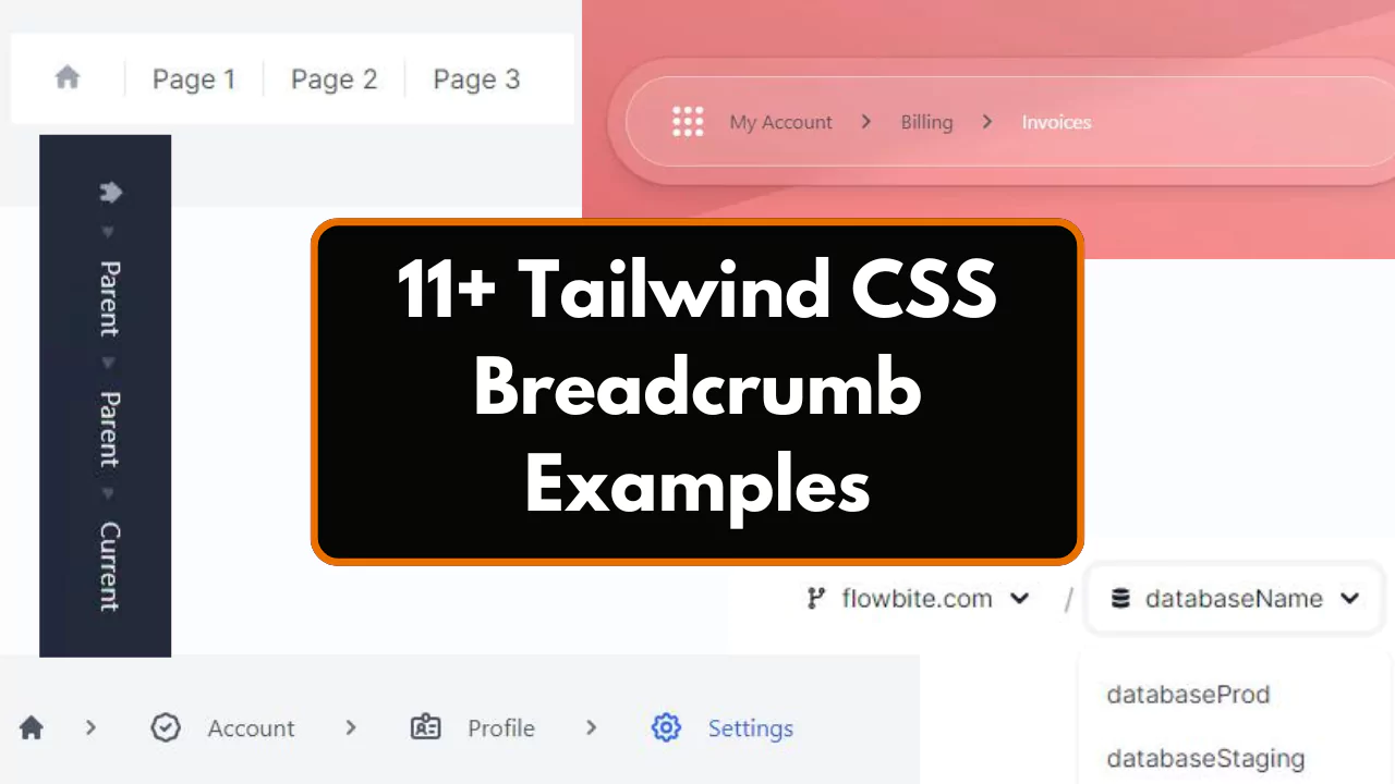11+ Tailwind CSS Breadcrumb Examples.webp